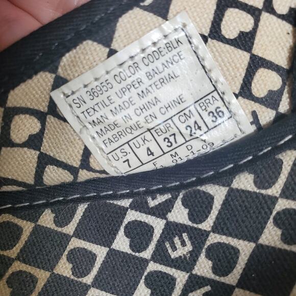 Pre-Owned Skechers 2009 Slingback Sandals Wedge Heels Peep Toe Hearts Us W7 - Picture 5 of 9